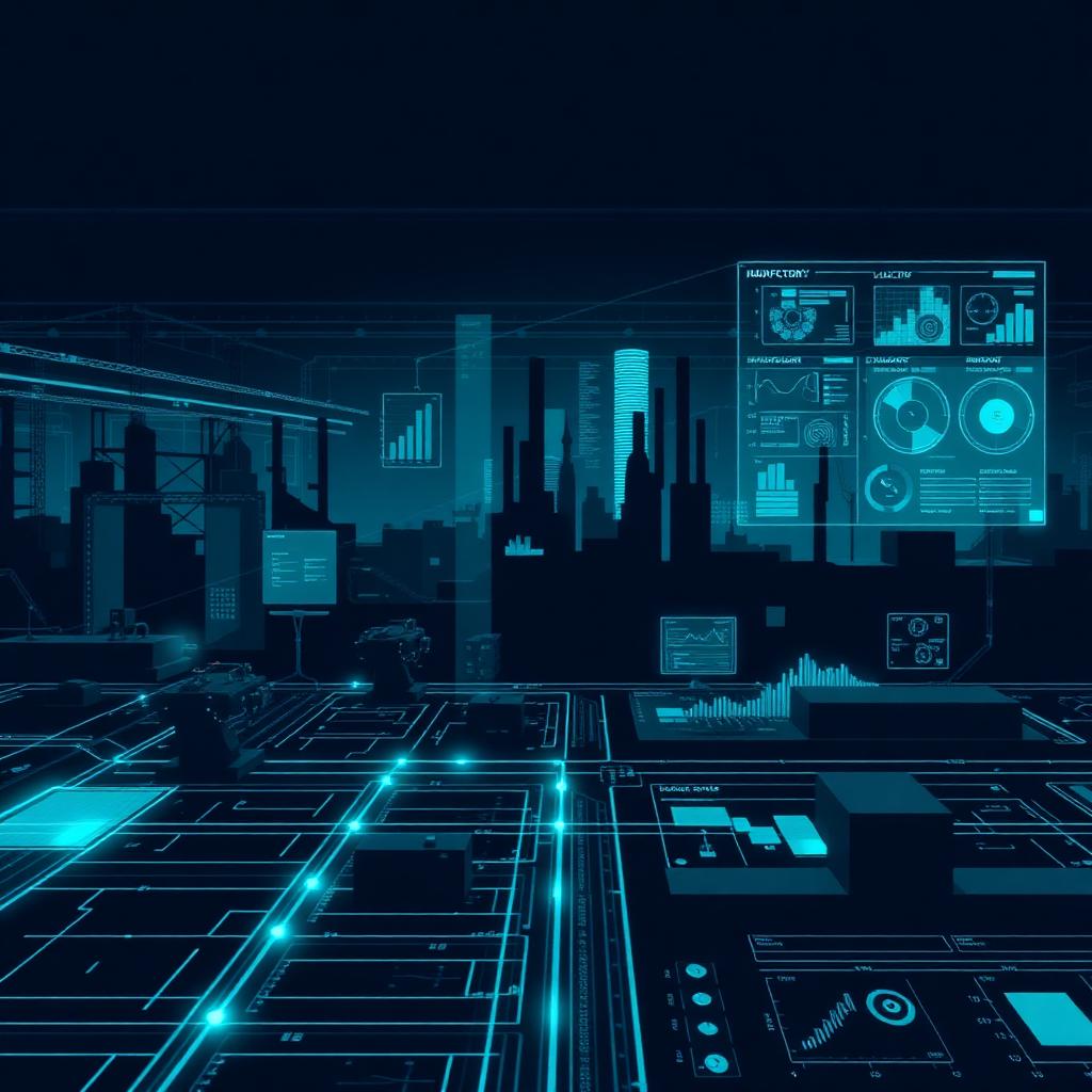 Modern manufacturing and retail operations connected through enterprise intelligence